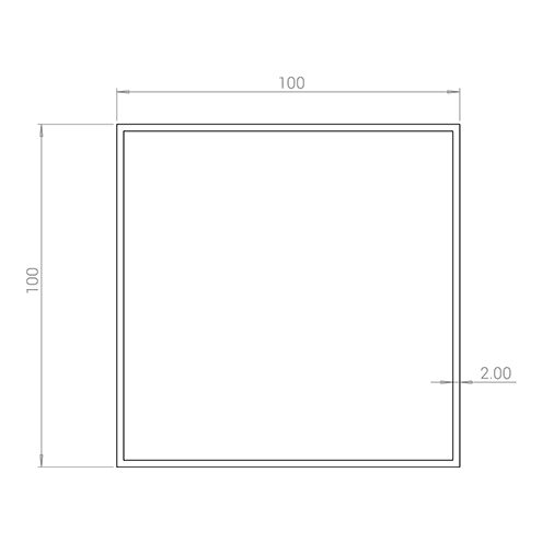 100mm-Square-Downpipe-Dimensions