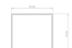 Square Aluminium Downpipe 76mm