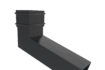NWA Aluminium Traditional Rectangle Down Pipe Projected Offset Joint