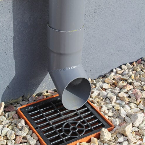 Round Aluminium Downpipe 76mm