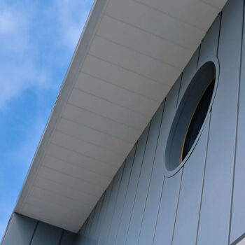 Kytun AluSwift architectural aluminium systems installed at Killybegs Small Craft Harbour Amenity Building in County Donegal